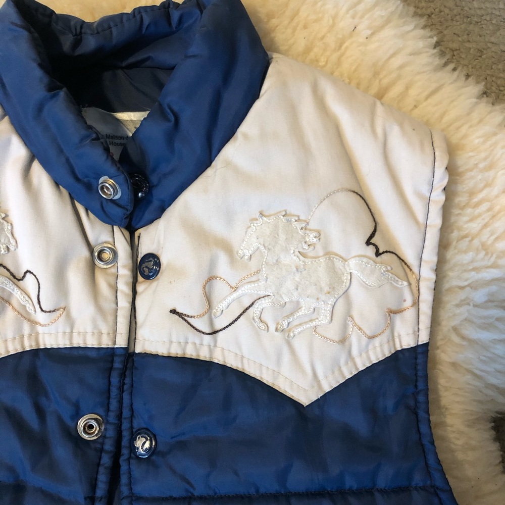 Vintage horse lovers vest 🐴